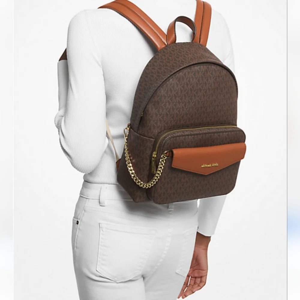 NEW MICHAEL KORS Maisie Medium Logo 2-in-1 Backpack - Picture 2 of 12